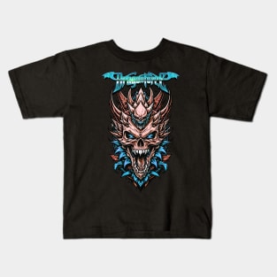 DF Dragon Skull Head II Kids T-Shirt